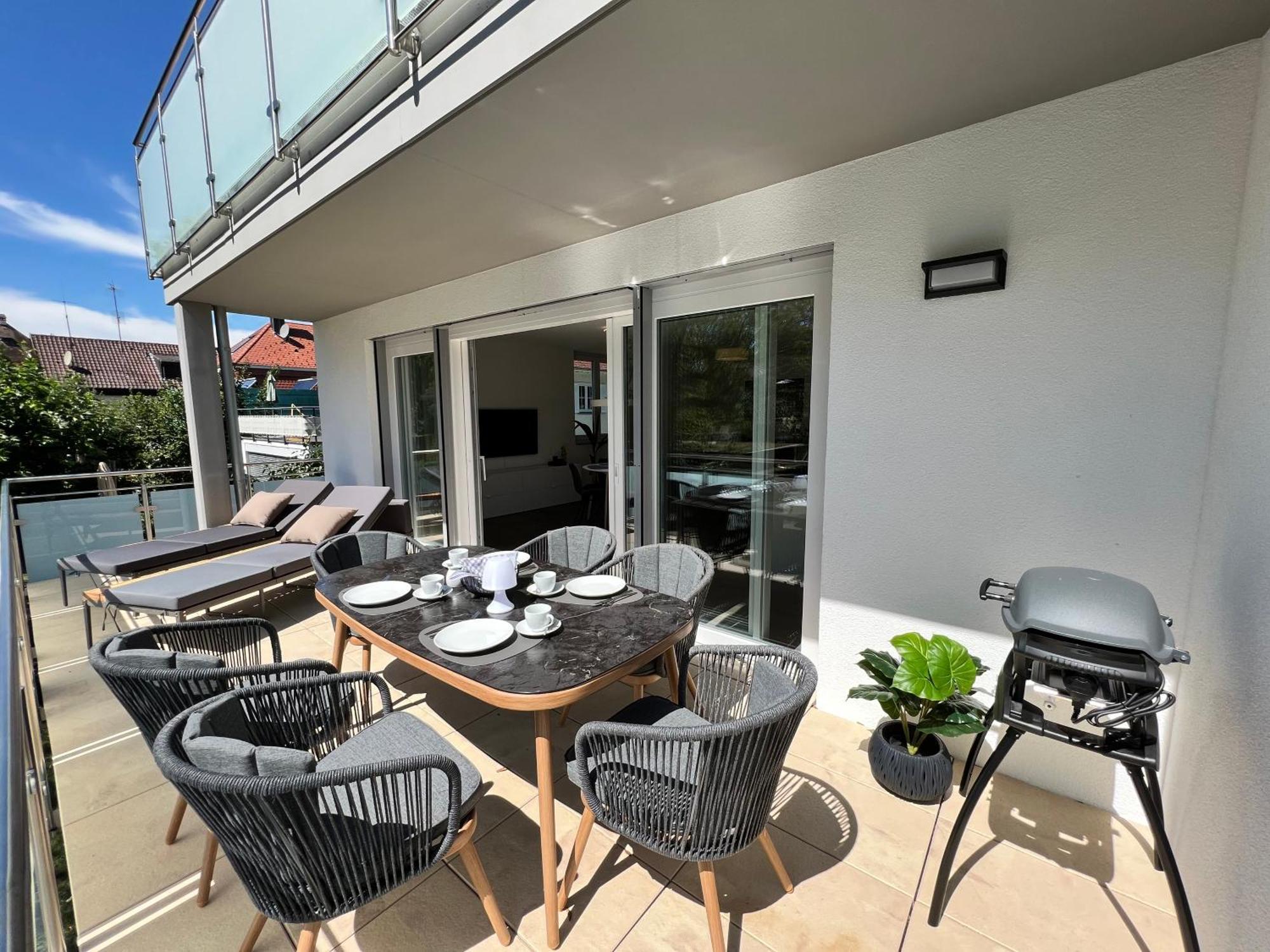 Neues Seeapartment Uberlingen Eksteriør bilde