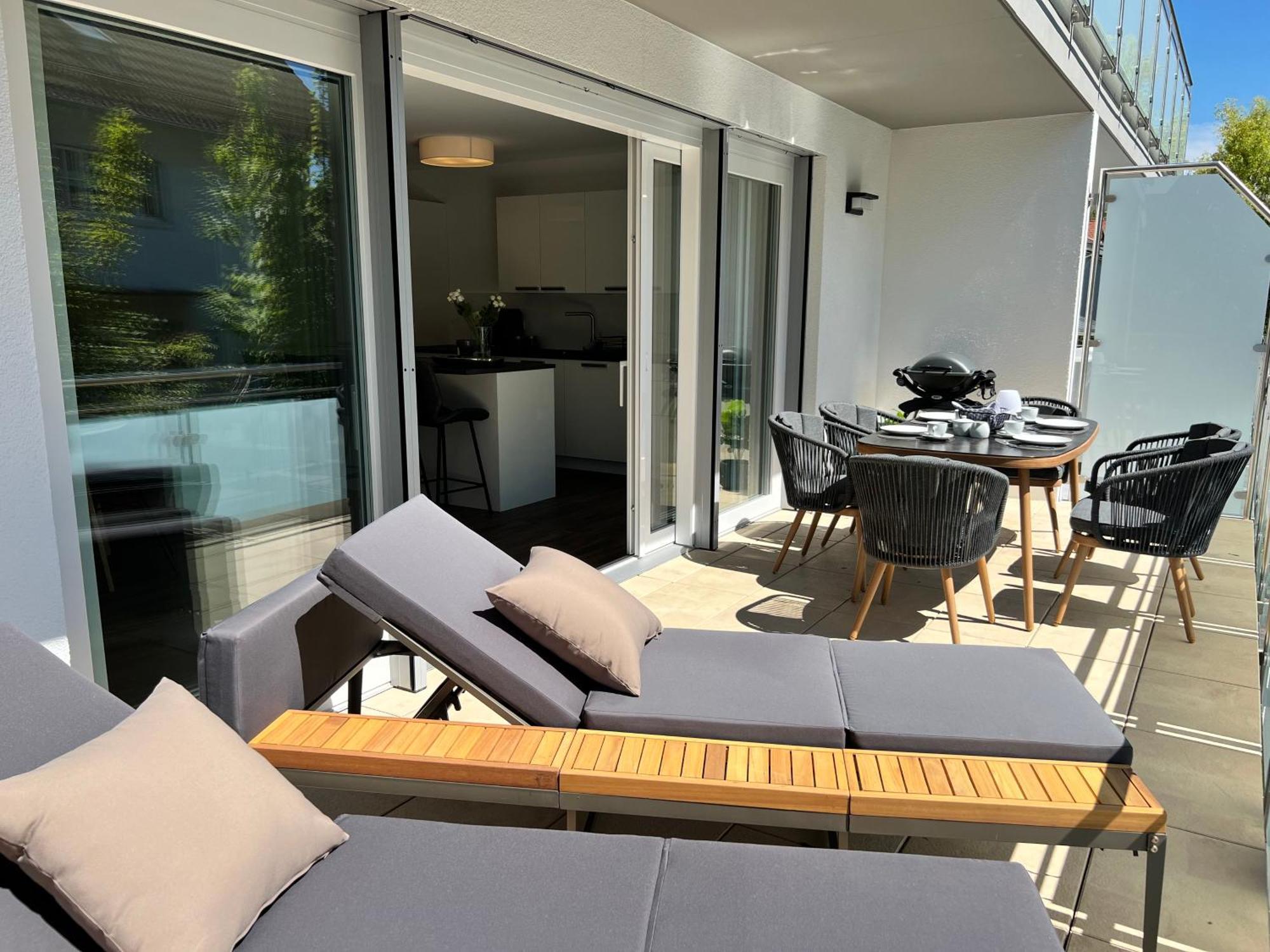 Neues Seeapartment Uberlingen Eksteriør bilde