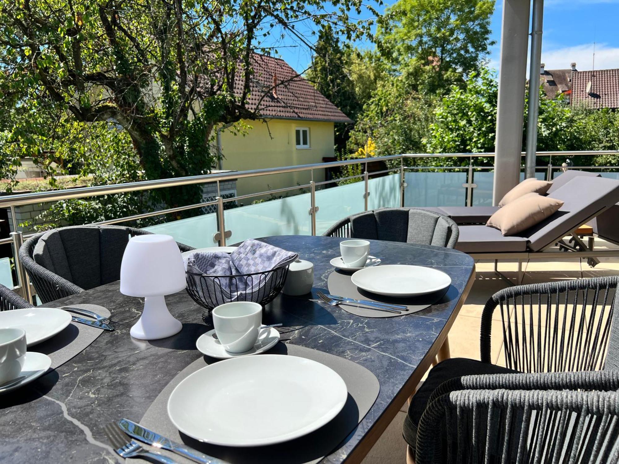 Neues Seeapartment Uberlingen Eksteriør bilde